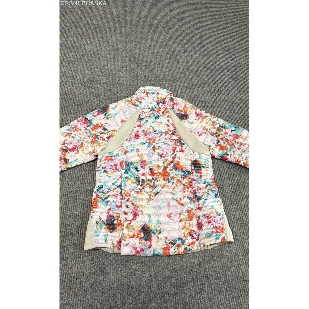 Eddie Bauer Multicolor Women's Packable Lightweight Down Puffer Jacket Floral -M